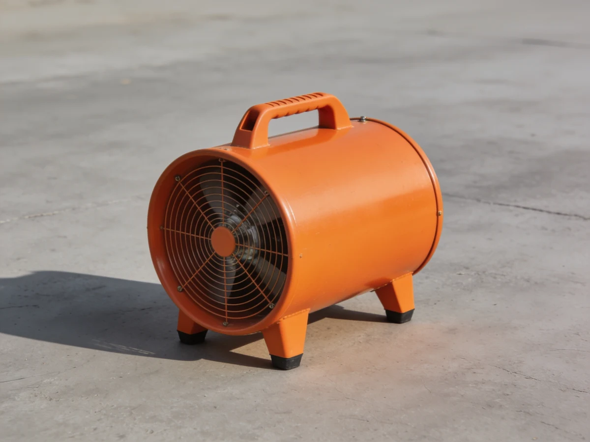 Axial drum air mover
